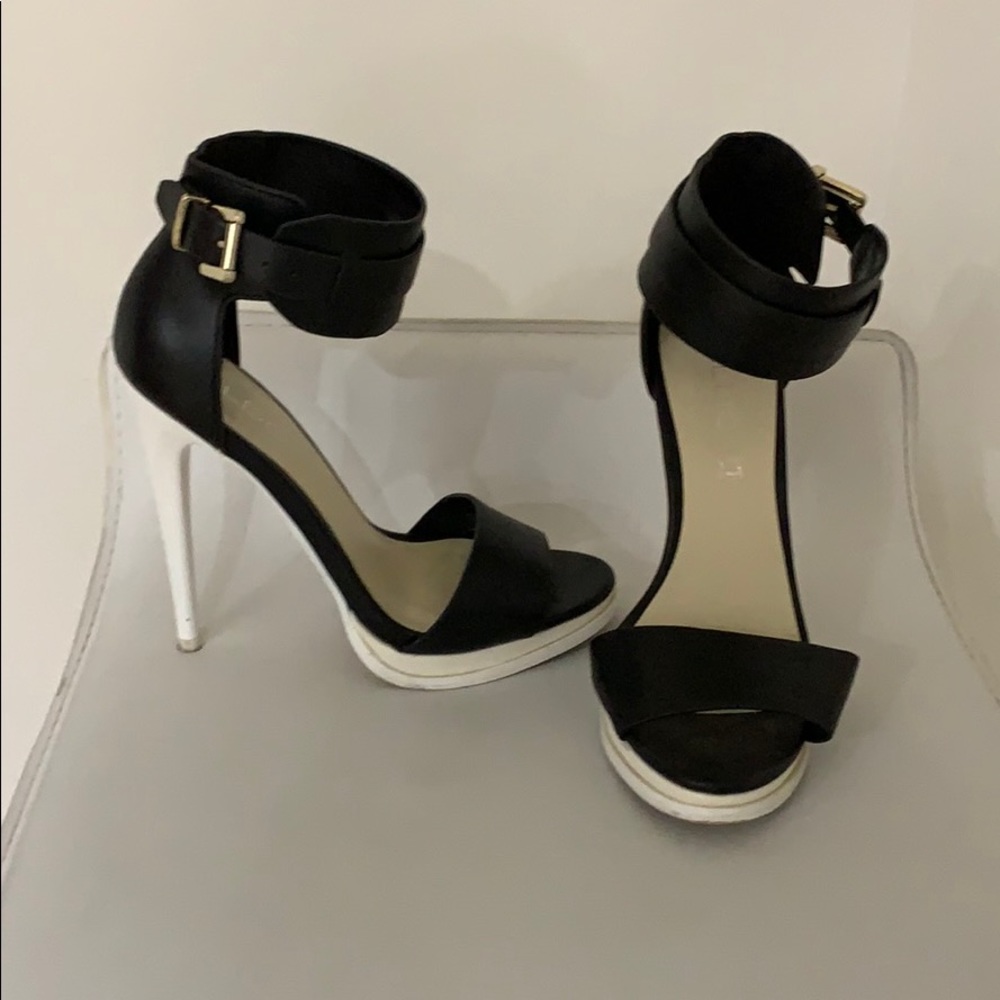 ALDO Black and White Heel